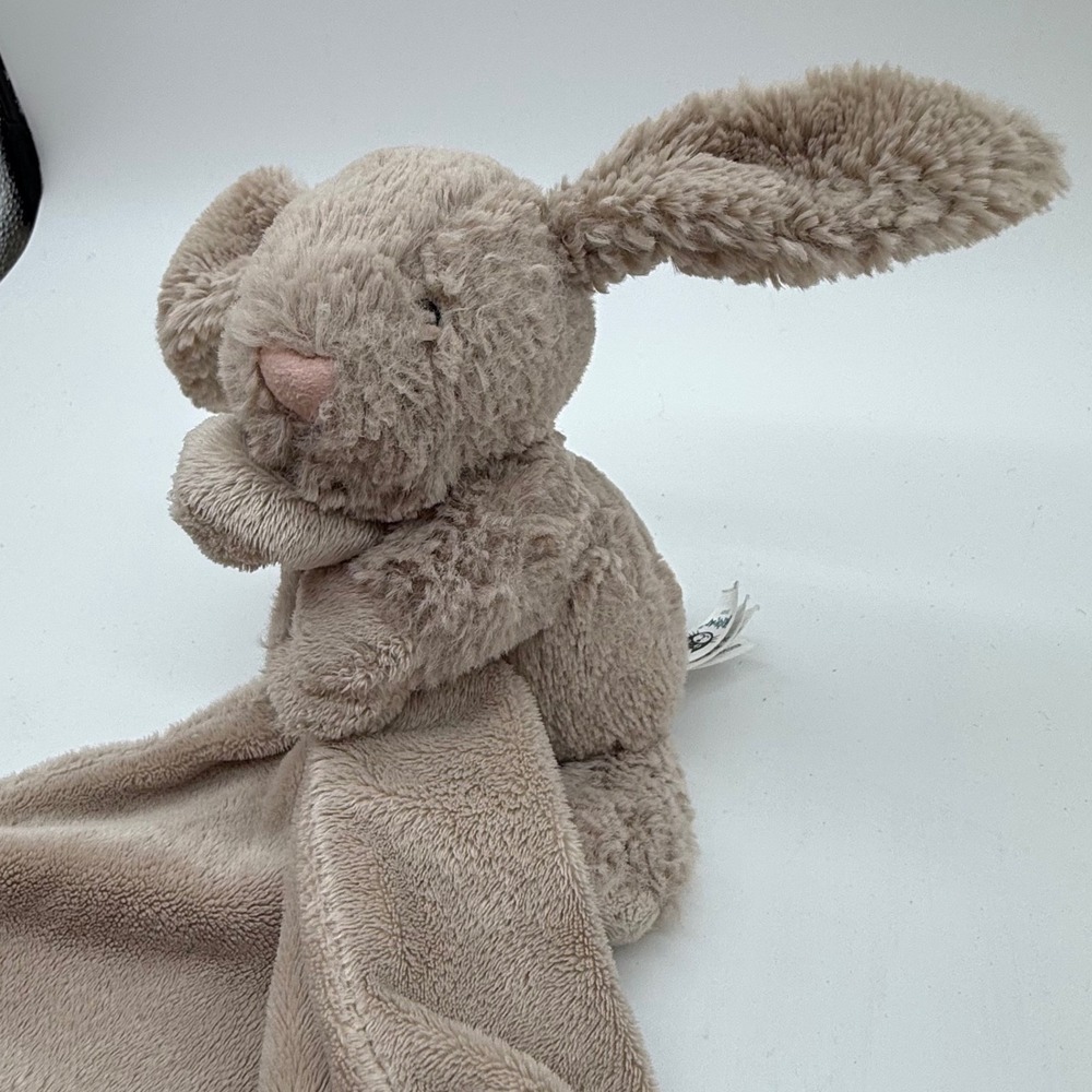 Jellycat Bashful Bunny Soother Beige Plush Rabbit Baby Security Blanket Lovey